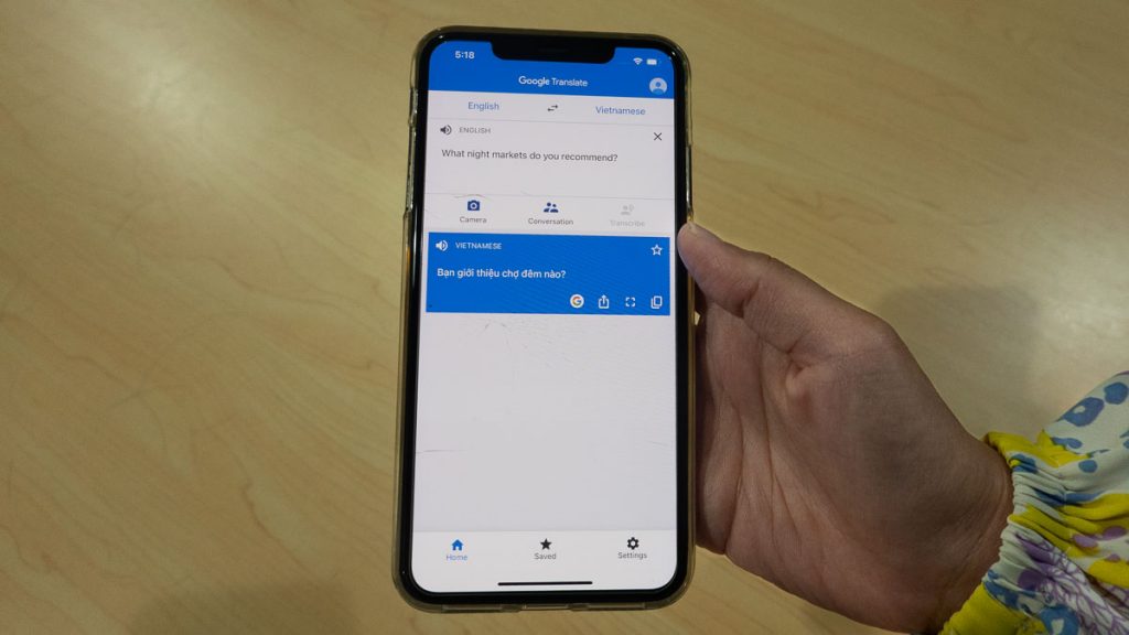 Using Google Translate to communicate with locals - Vietnam Itinerary FAQ