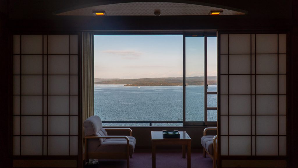 Sea view from room in Daikanso, nanao - Where to stay in Hokuriku