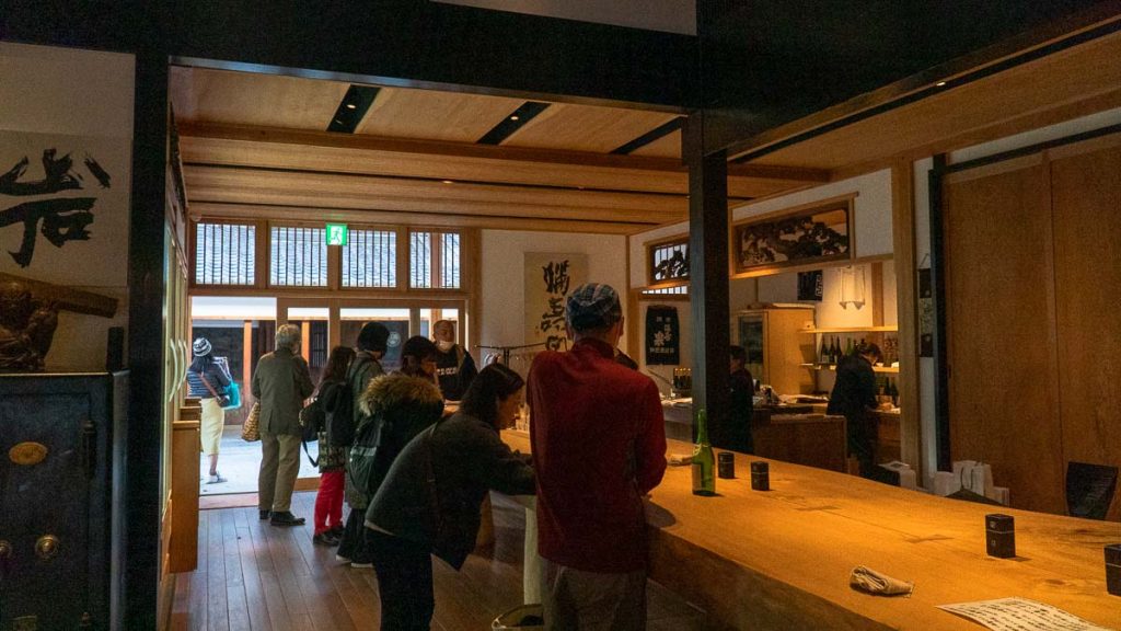 Sake shop interior - Things to do in Hokuriku