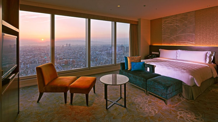 Osaka Marriott Miyako Hotel Room with a View - Where to stay in Osaka