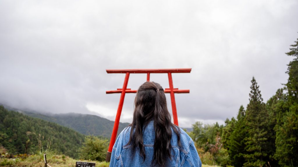 Tenku no torii cloudy day - mt fuji photospots