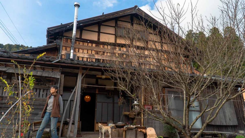 Exterior of a farmhouse - Where to stay in Hokuriku