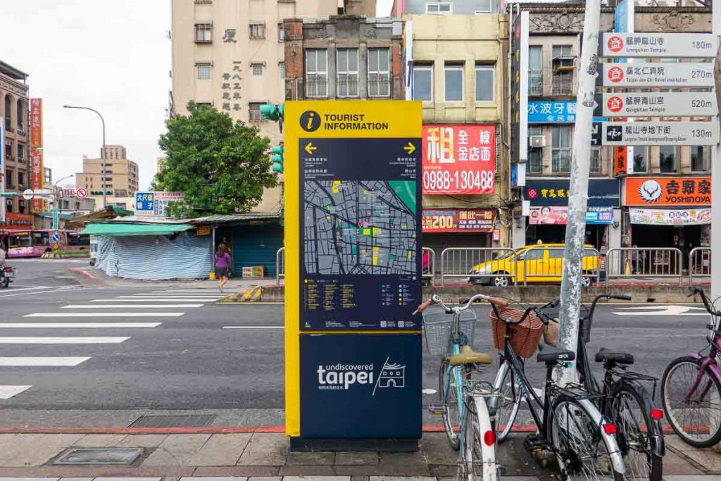 tourist information directory in taipei - solo travelling in Taiwan for Muslims
