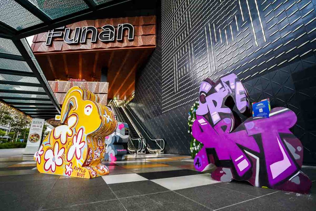 Creative Intersections Year of the Rabbit Funan - Things to do in Singapore January February 2023