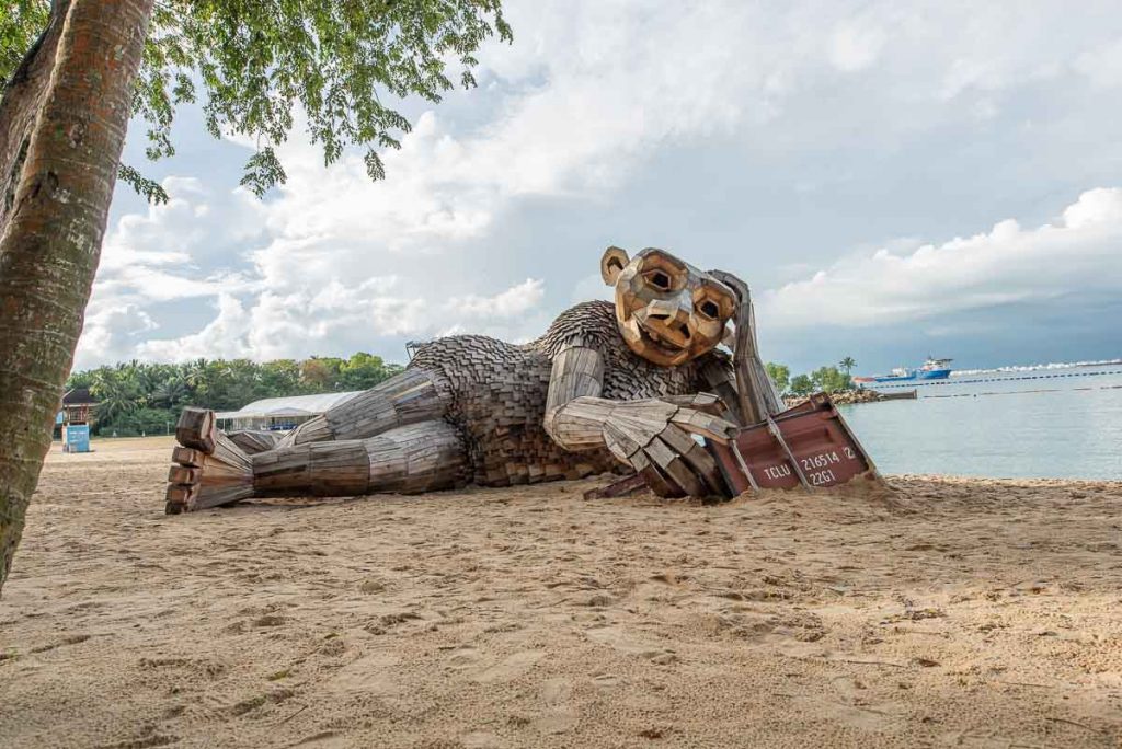 Giant Wooden Sculpture by Thomas Dambo - Things to do in Singapore January February 2023