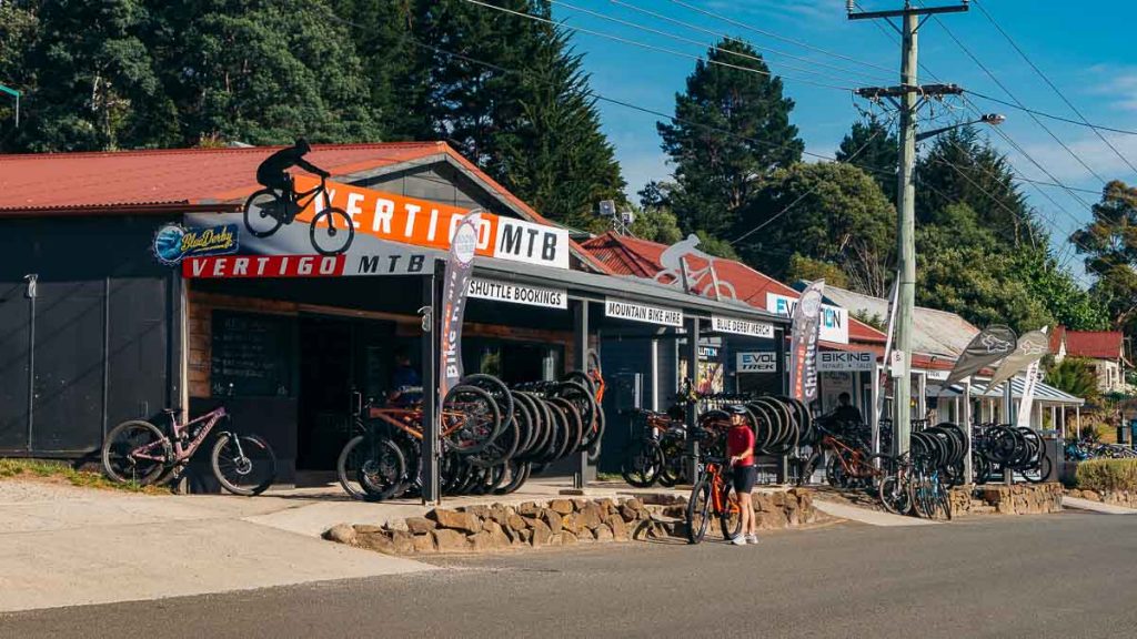 Derby Vertigo Mountain Biking Shop - Tasmania Itinerary