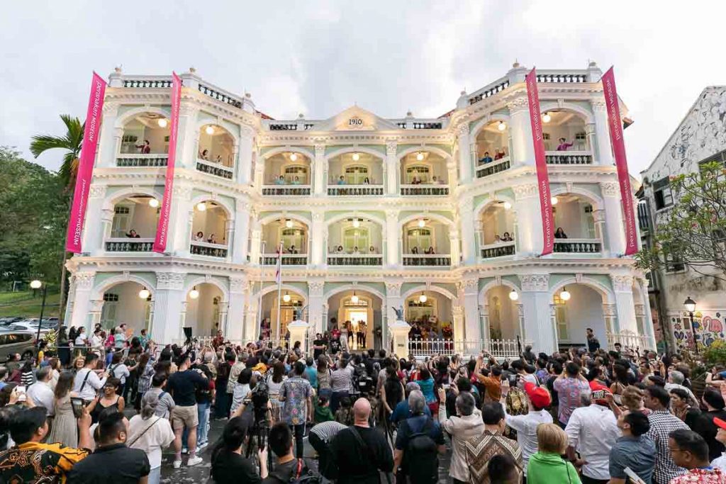 Facade of newly reopened Peranakan Museum - Things to do in Singapore March 2023