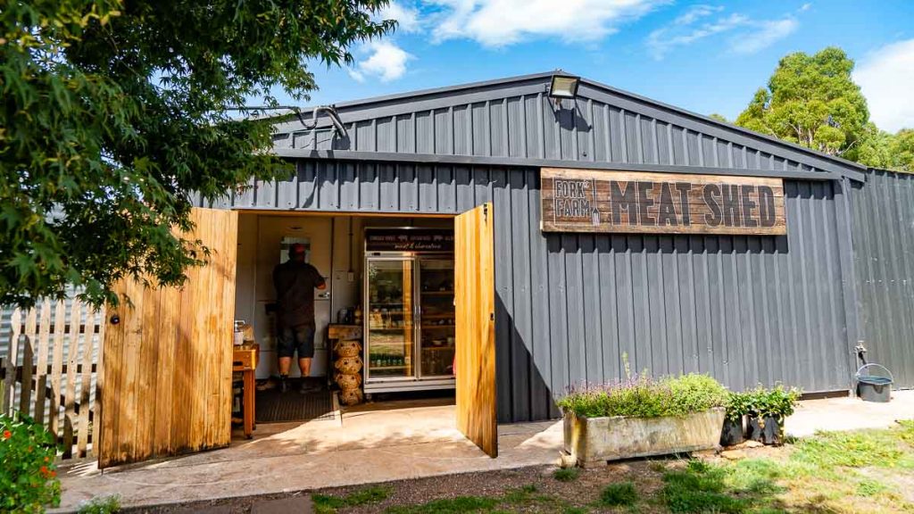 Fork It Farm Meat Shed - Tasmania Itinerary