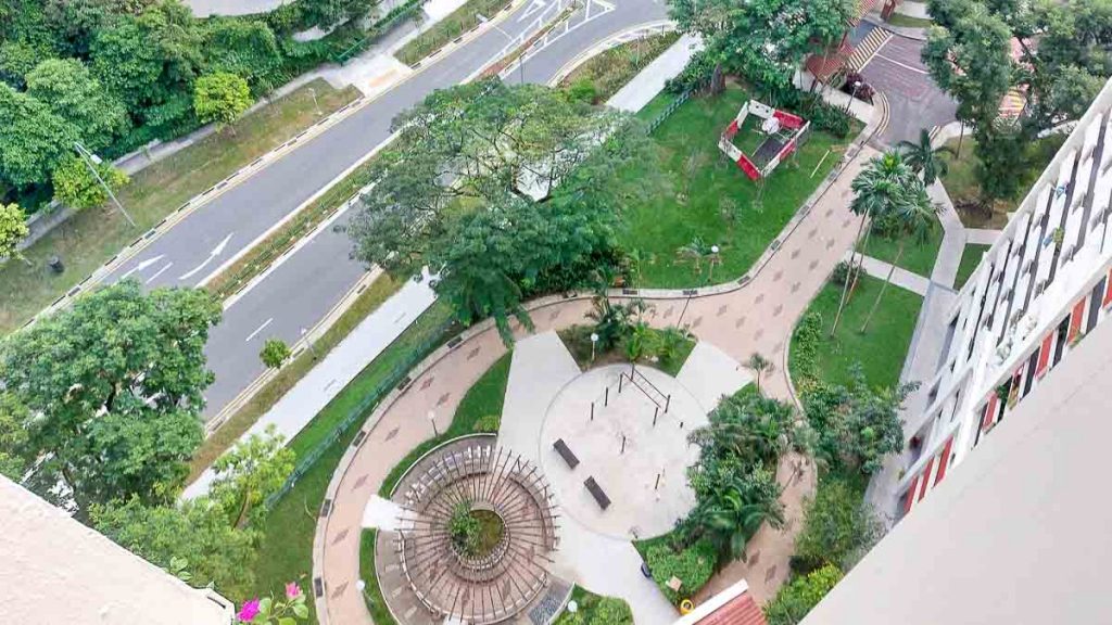 Top Down View from Blk 53 VIP Block - Toa Payoh Heritage Trail