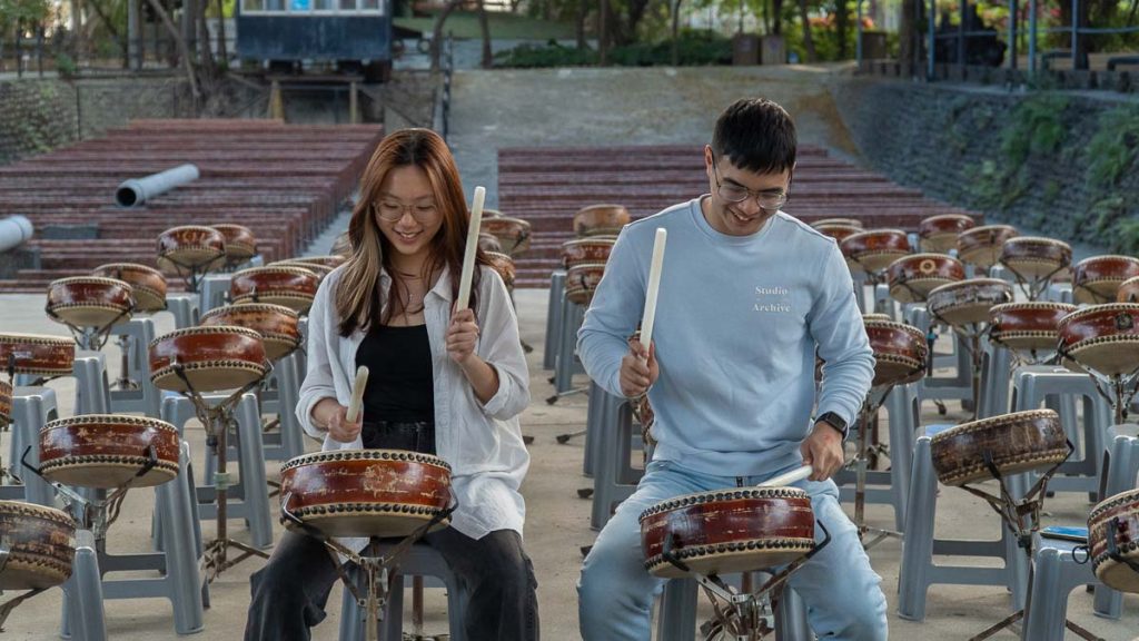 People Having Drum Lesson - Things to do in Tainan