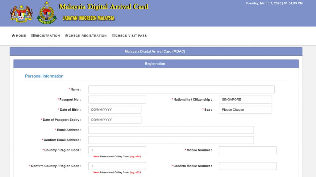 Buy in Singapore & Malaysia - Boarding Gate