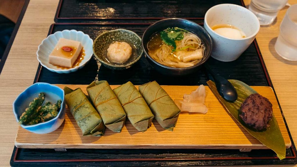 Nara Hiraso Horyu-ji Persimmon Leaf Sushi - Japan Itinerary