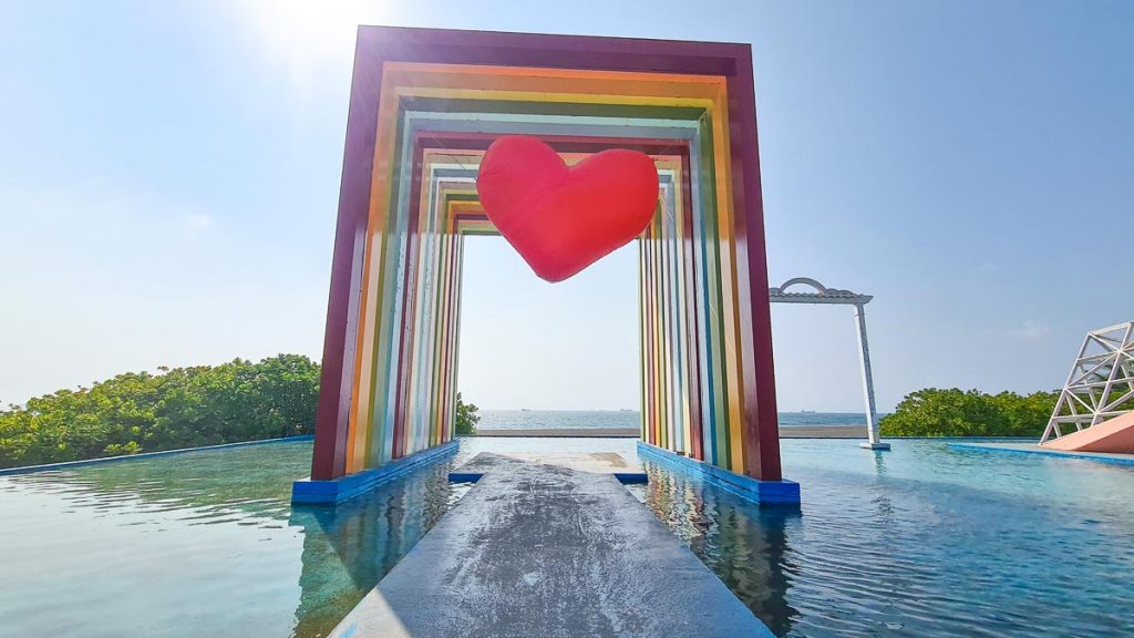 Rainbow Church Heart Sculpture - Things to do in Kaohsiung