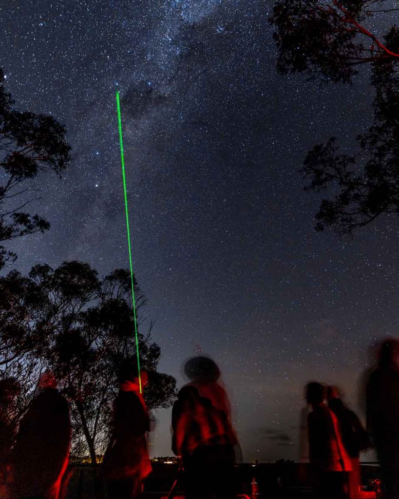 Group of people stargazing in the Blue Mountains - Things to do in Sydney