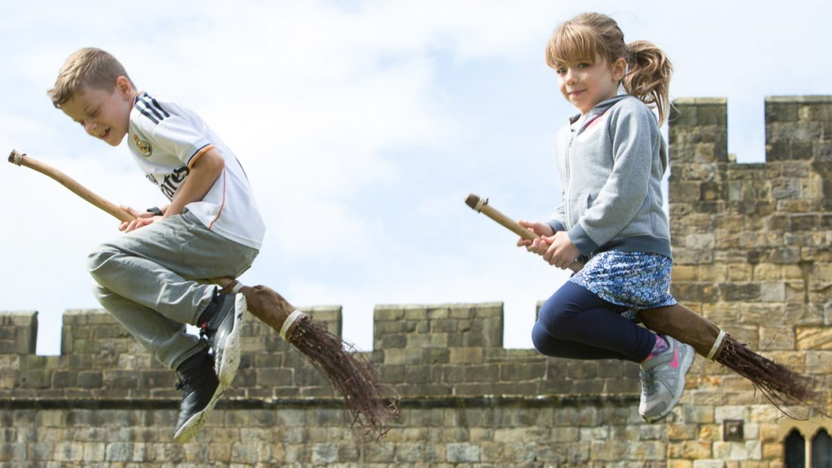 Riding on broomsticks at Alnwick Castle — Potterhead Travel Bucket List