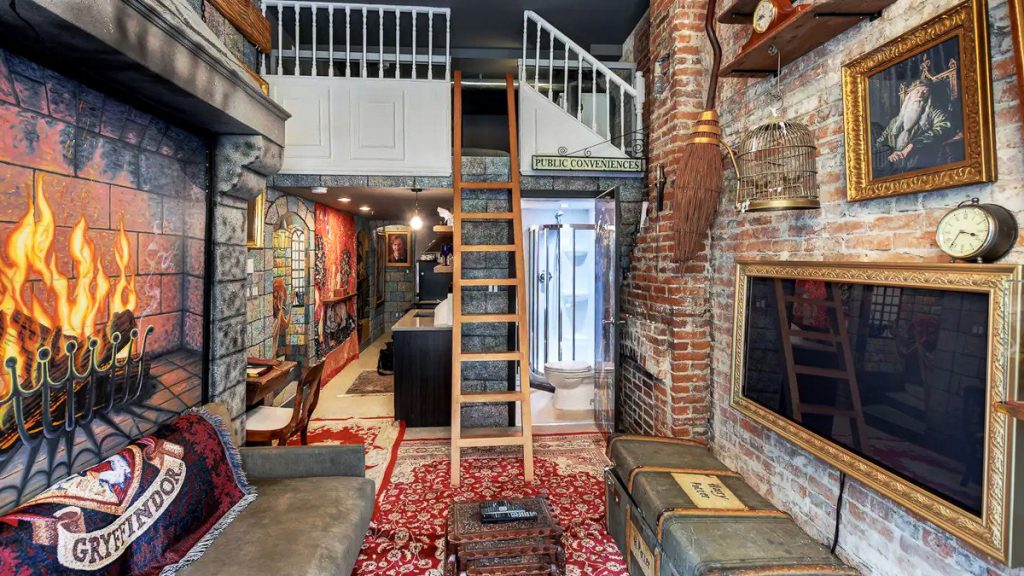 The Common Room Airbnb Living Area — Potterhead Travel Bucket List