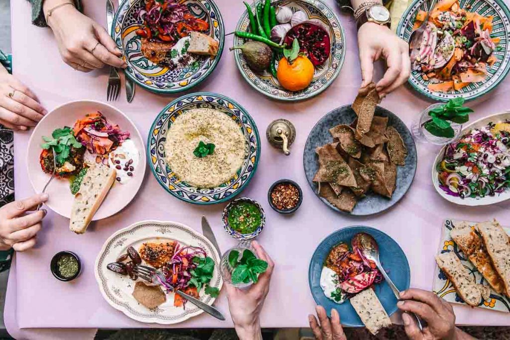 a meal spread from Send Flere Krydderier - Denmark Nørrebro