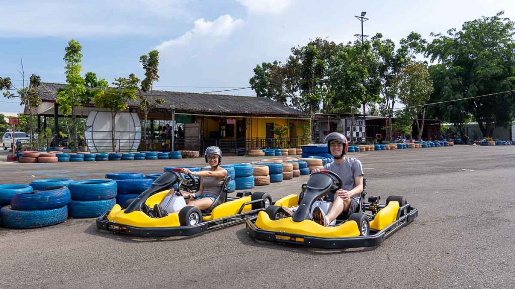 Racers at Golden City Go-kart - Things to do in Batam