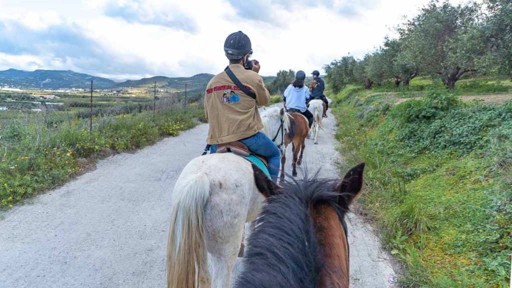 People on Horseriding Trail - Things to do in Greece