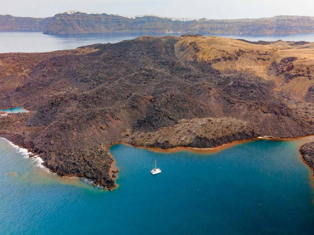Luxury Yacht in the Sea - Things to do in Santorini