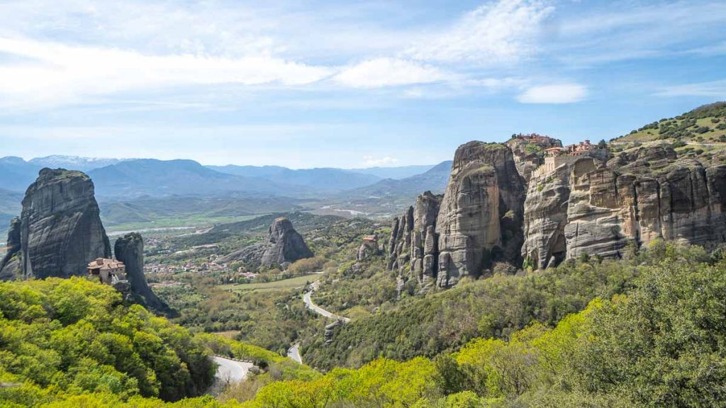 Aerial View of Meteora - Greece Itinerary