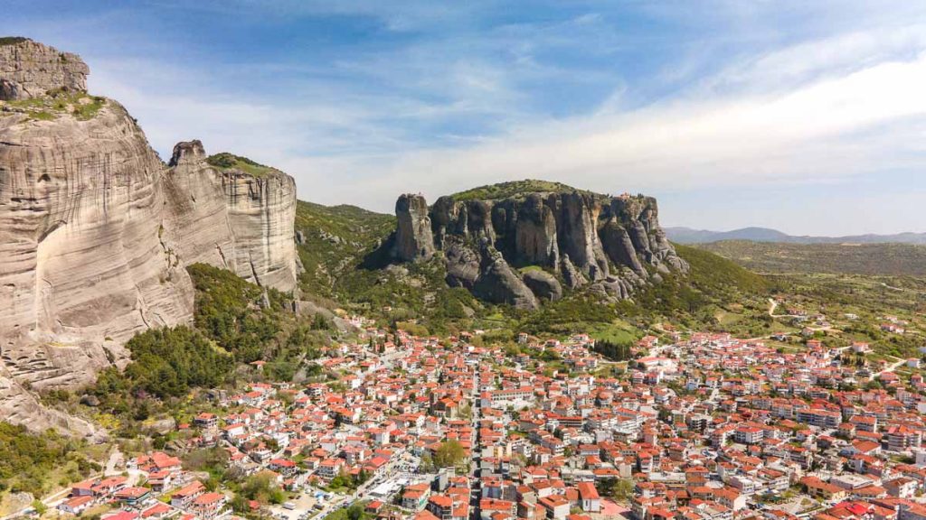 View of Meteora Town - Things to do in Greece