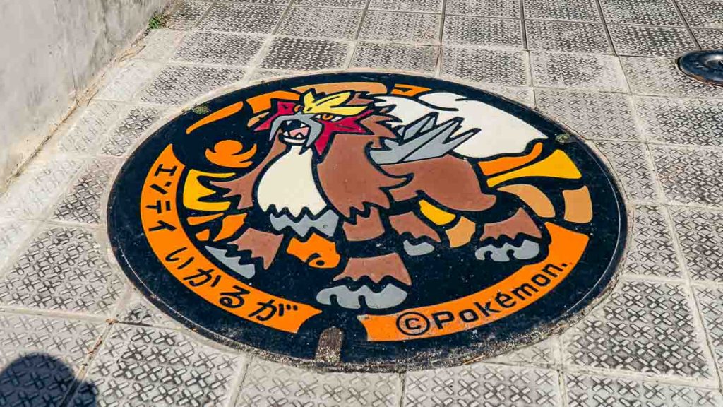 Nara Pokemon Manhole Covers - Things to do in Nara