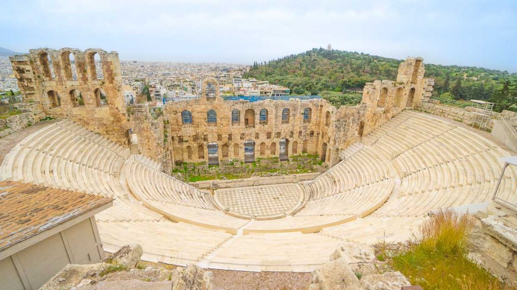 View of Theatre of Dionysus - Greece Itinerary