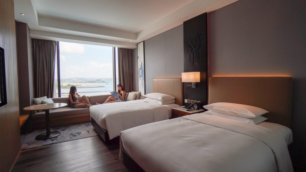View from hotel room at Harbour Bay Marriott Hotel, Batam — Things to do in Batam