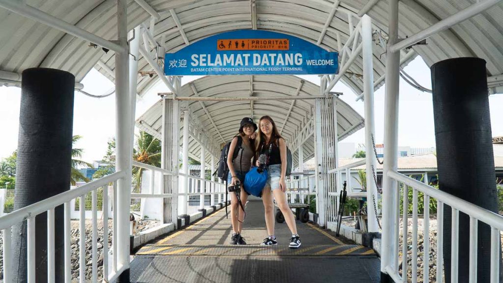 Friends at Batam Ferry Terminal - Things to do in Batam
