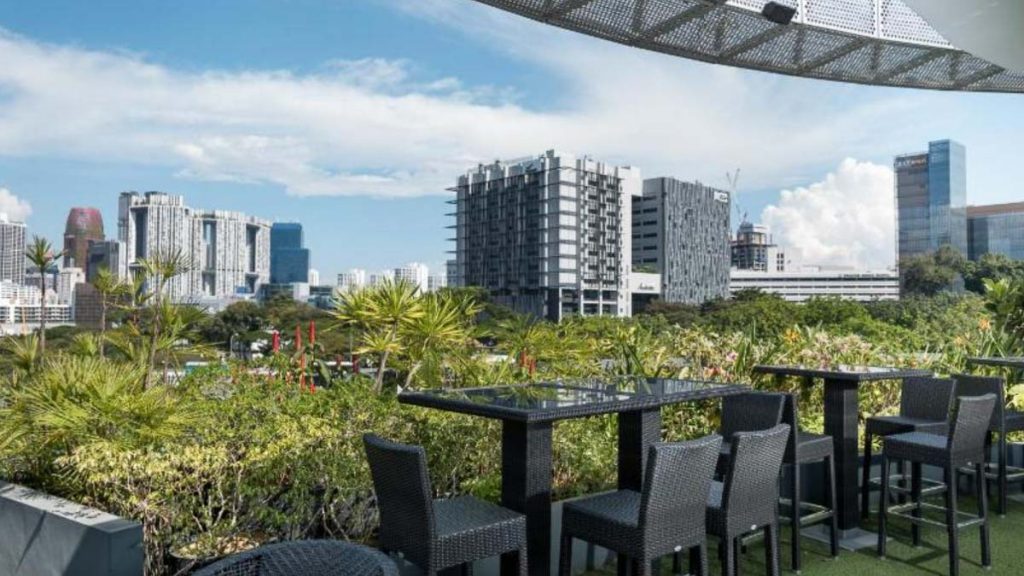 D’Hotel Rooftop with a City View - Staycations in Singapore
