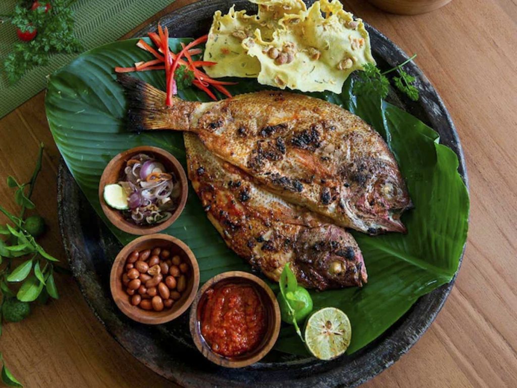 Grilled Fish in Element by W - Where to Stay in Bali