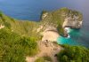 Drone Shot of Kelingking Beach