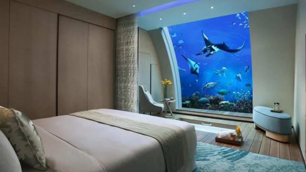 Ocean Suite with live aquarium Resorts World Sentosa - Staycation in Singapore 