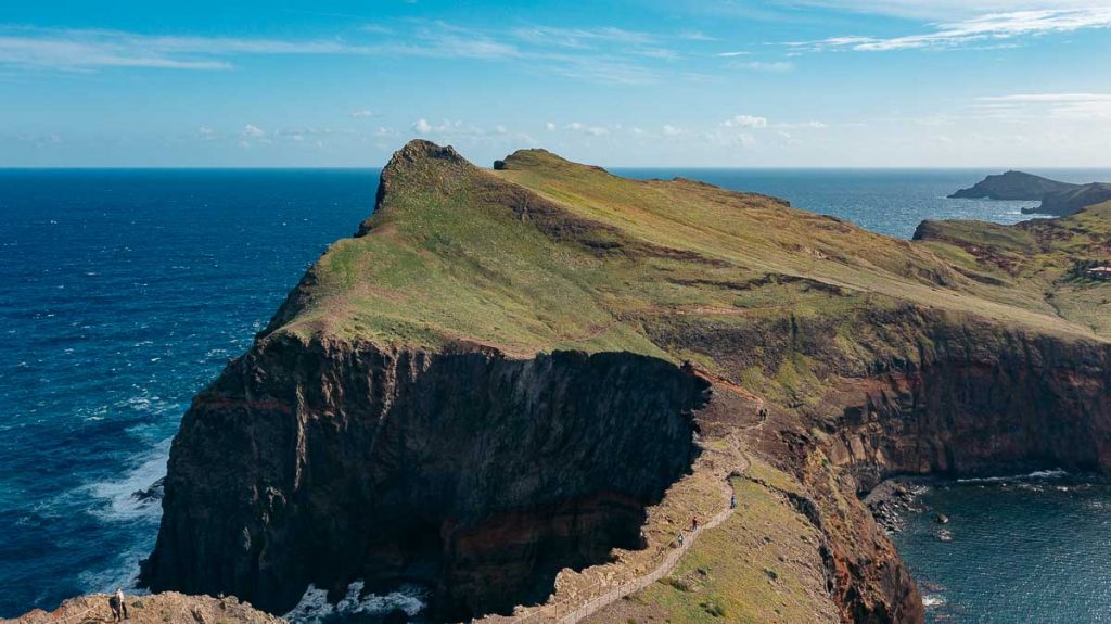 PR8 Vereda da Ponta de Sao Lourenco Hike Drone Photo - Madeira Travel Guide