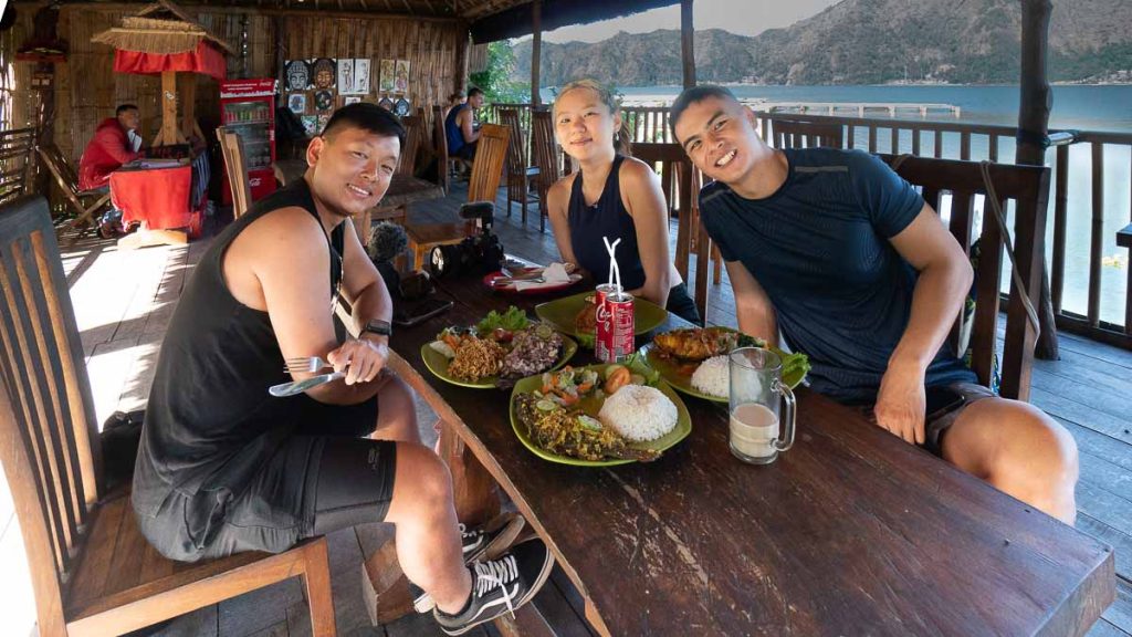 Friends having lunch at Rejeng Bali - Bali Itinerary