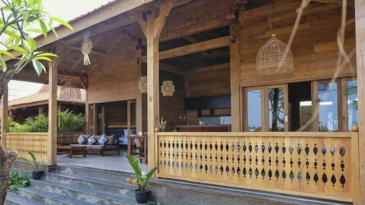 Rimbun Canggu Villa Exterior - Where to Stay in Canggu