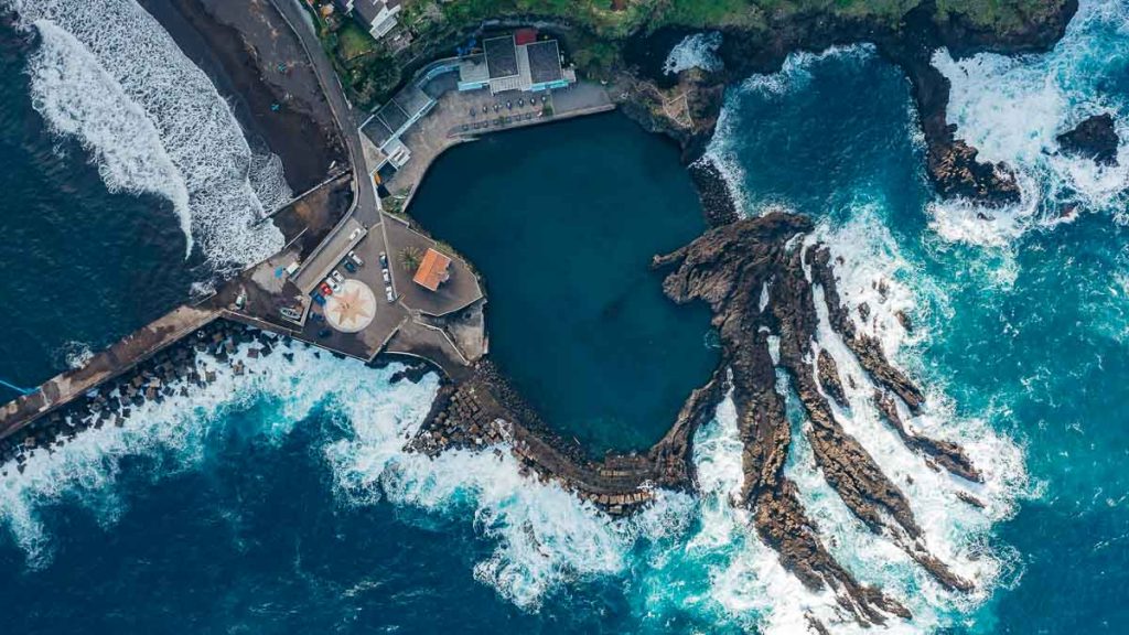 Seixal Natural Pool Drone Photo Madeira Travel Guide