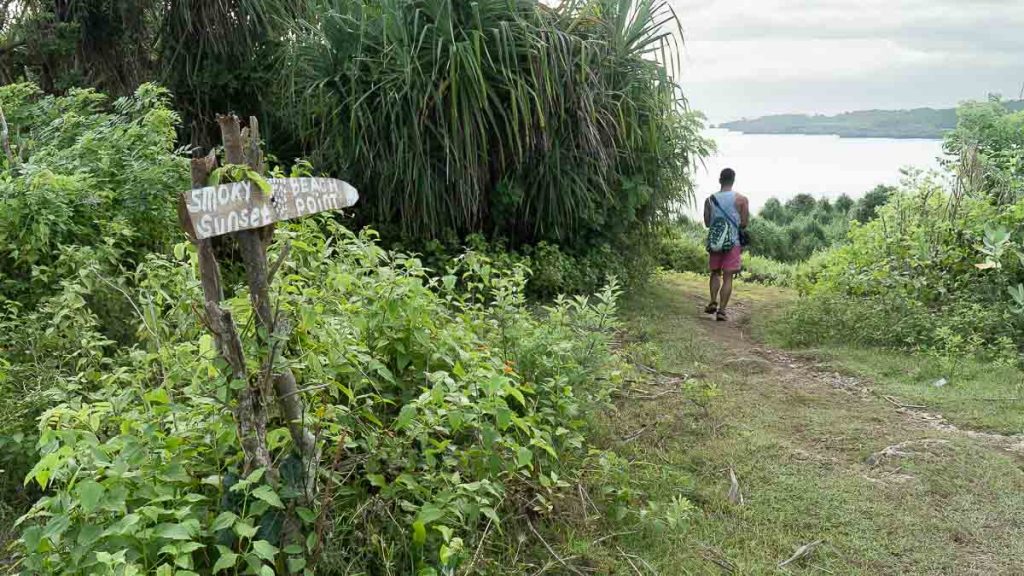 Signages at Smoky Beach - Best places for Sunsets in Bali