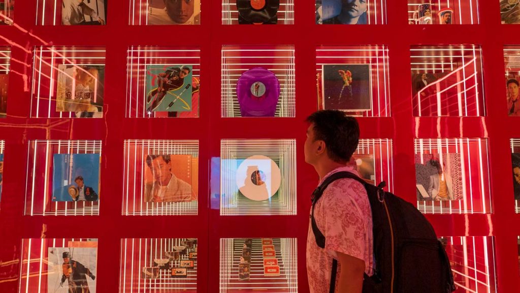 Leslie Cheung Discography Wall - Alternative attractions in Hong Kong