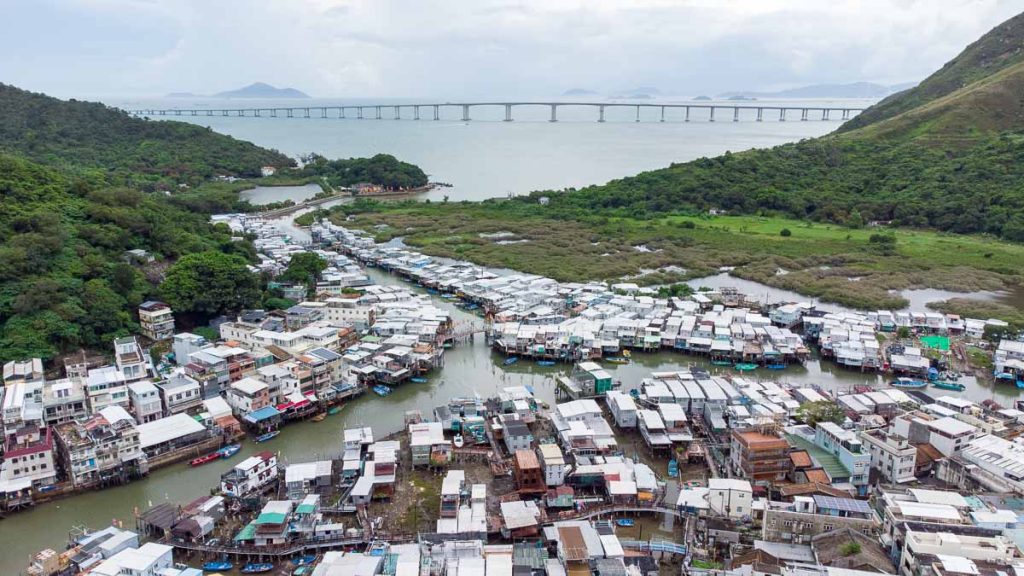 Tai O Drone Shot - hong kong itinerary