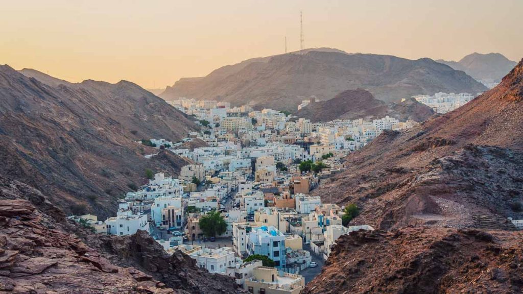 a mountain range in oman - Singapore passport visa-free countries