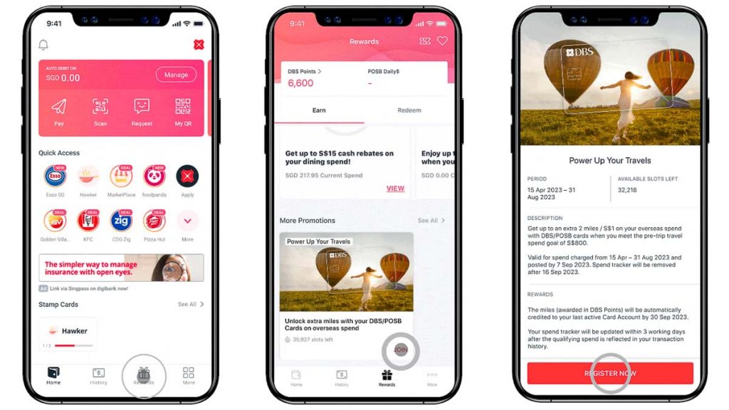 DBS-POSB Power Up Your Travels Promotion PayLah App - DBS Credit Card