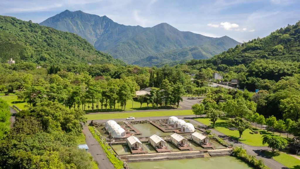 Glamping grounds in Hualien Liyu lake - Things to do in Hualien