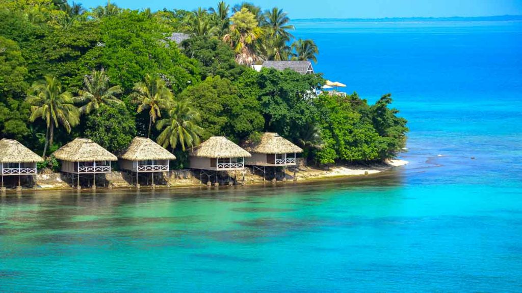 an island resort in vanuatu - Singapore passport visa-free countries