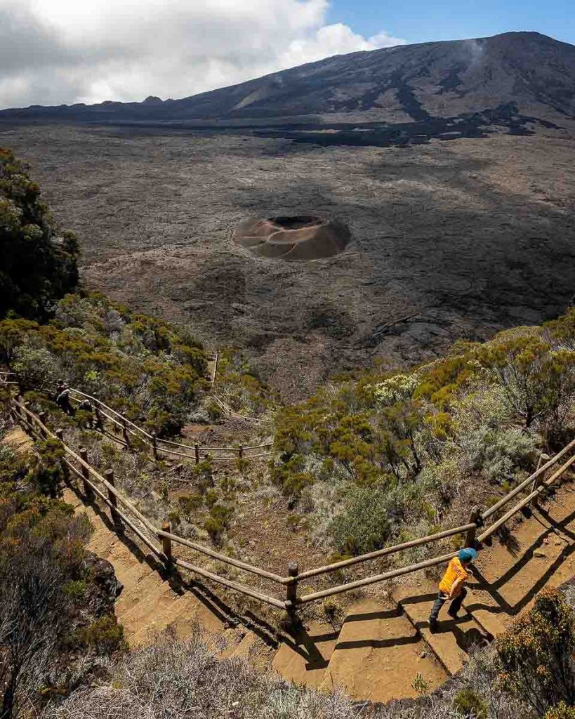 Piton de la Fournaise volcano in reunion island - Piton de la Fournaise