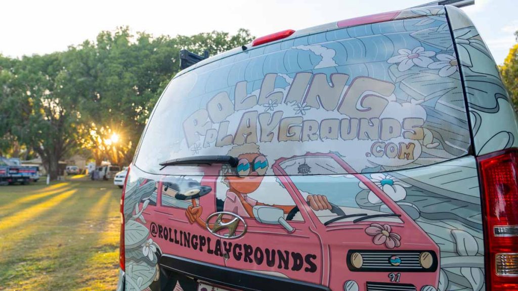 Rolling Playgrounds Camper Van - Gold Coast itinerary Road Trip