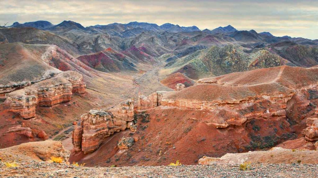 charyn canyon in kazakhstan - Singapore passport visa-free countries