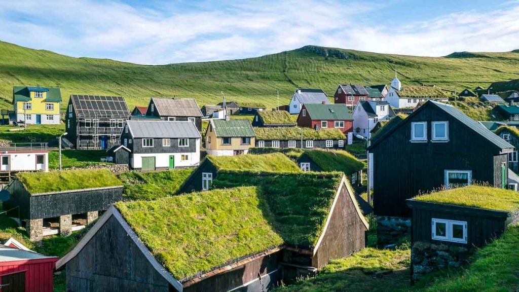 turf roof houses in the faroe islands - Singapore passport visa-free countries