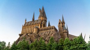Hogwarts castle at USJ - japan theme parks